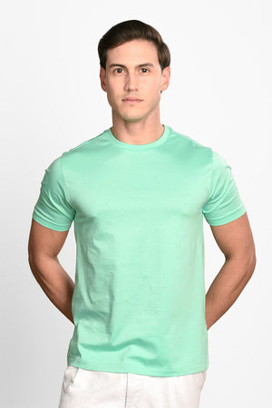 Mercerized Supima Crew Neck T-Shirt